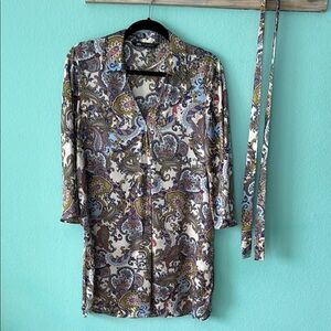 Zara Paisley Print Women's Top